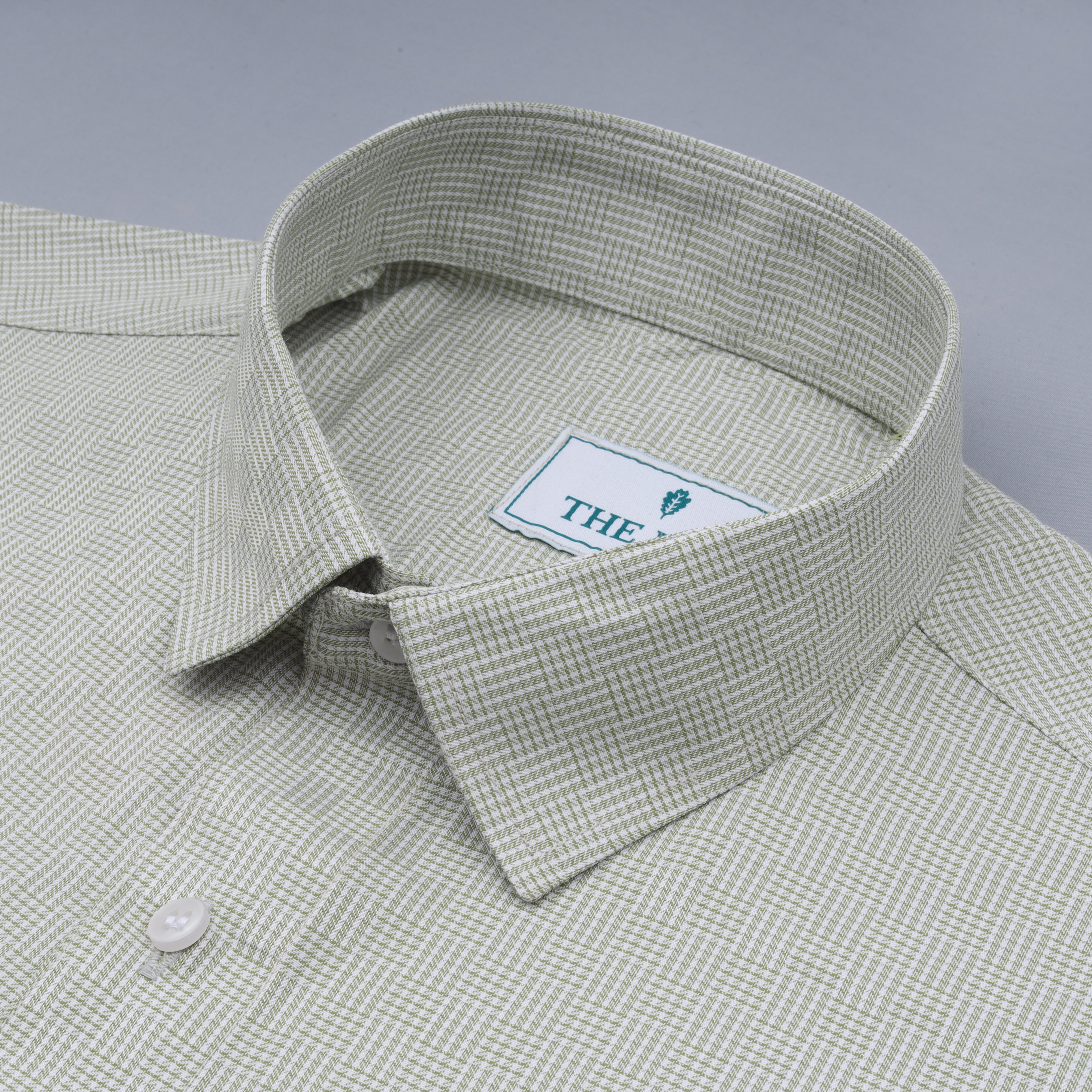 Green Checks Premium Cotton Shirt