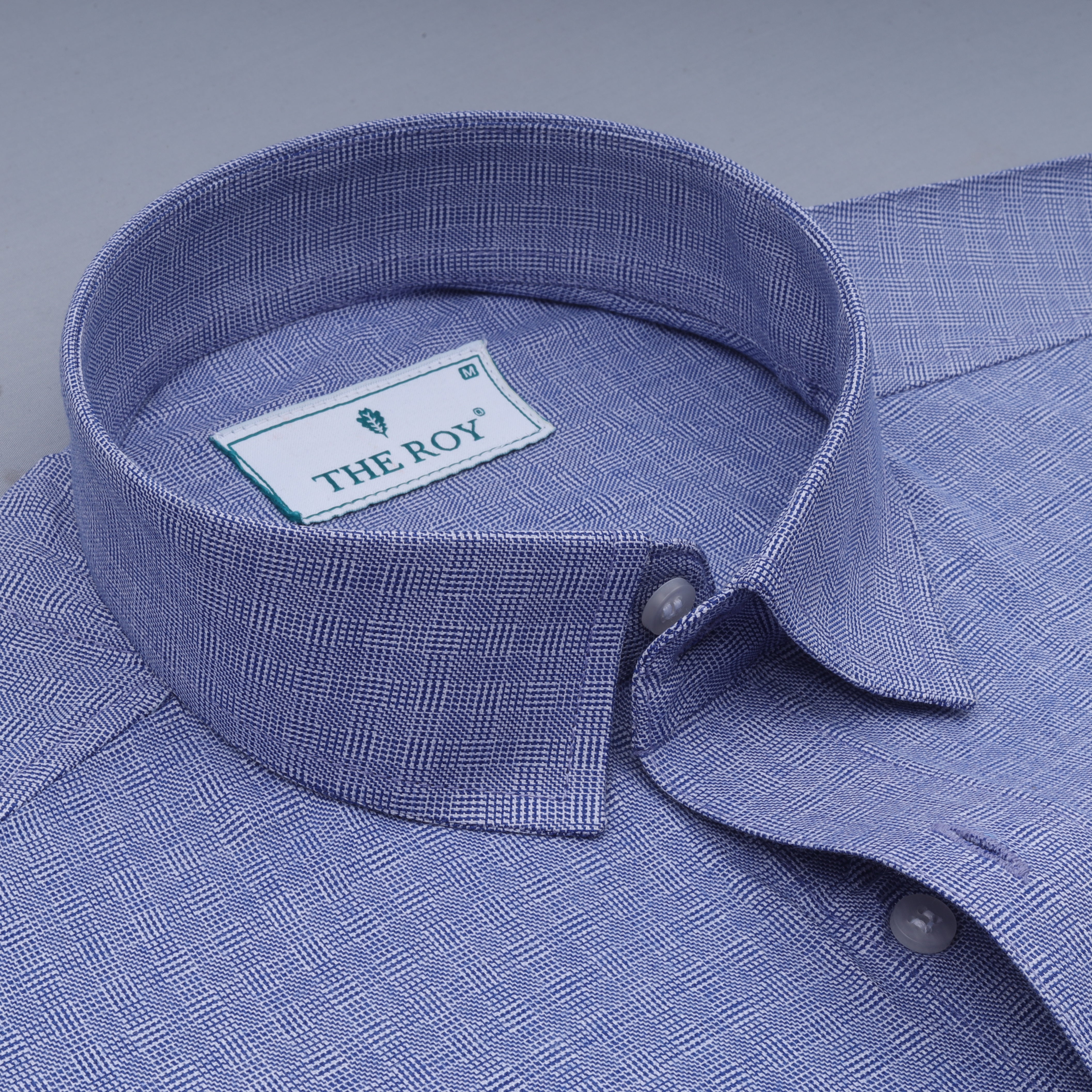Light Blue Checks Premium Cotton Shirt